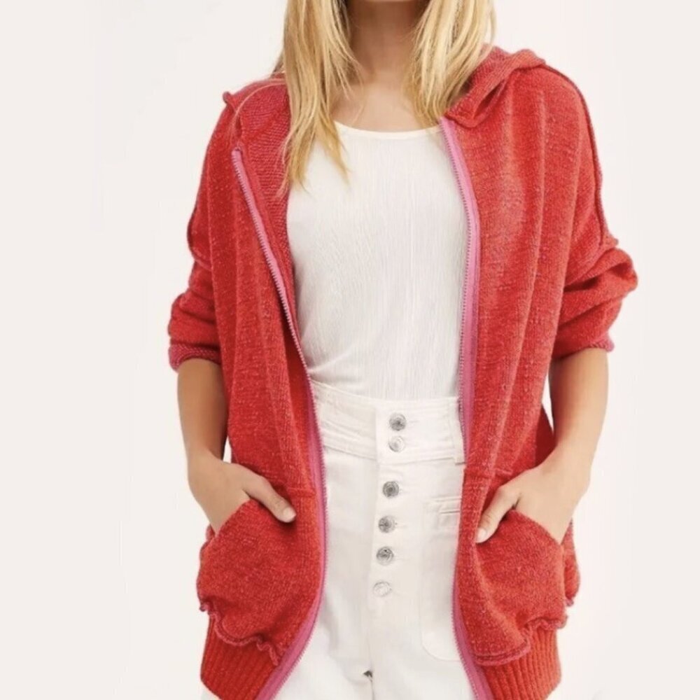 Free People Zip Hoodie